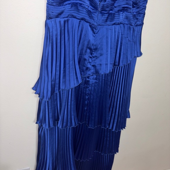 Abercrombie & Fitch Royal Blue Tiered Pleated Strap Dress - Picture 12 of 12